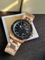 MICHAEL KORS NOLAN MK9098 Stainless Steel Gold Rose Black