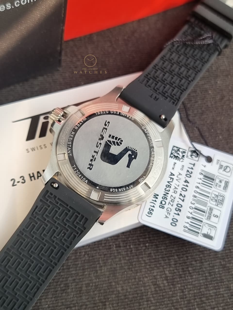 TISSOT Men’s Swiss Made Quartz Black Silicone Strap Black Dial 40mm Watch T120.410.27.051.00