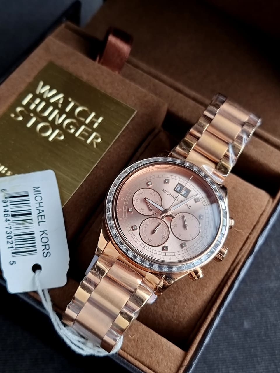 Michael Kors Women's MK6204 - Brinkley Rose Gold Watch