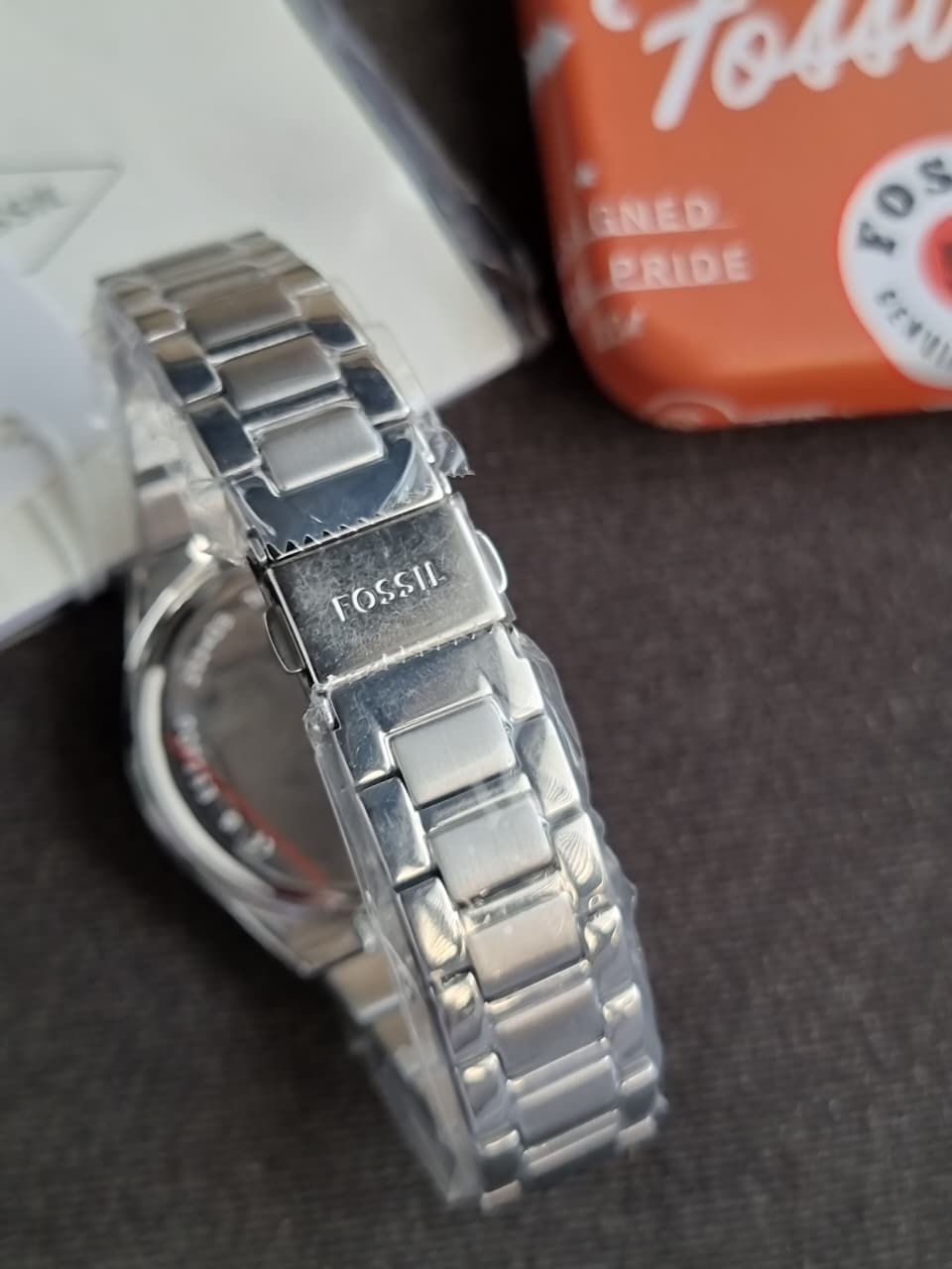 Fossil Women's Scarlette Quartz Stainless Steel Three-Hand Watch, Color: Silver (Model: ES5300)