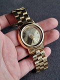 MARC JACOBS MARCI GOLD TONE,STAINLESS STEEL LINK BRACELET WATCH MBM3098