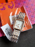 Tory Burch Robinson Two-tone Stainless Steel Ivory Dial Quartz Watch for Ladies - TBW1509