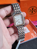 Tory Burch Robinson Two-tone Stainless Steel Ivory Dial Quartz Watch for Ladies - TBW1509