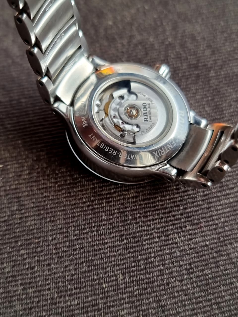 RADO CENTRIX AUTOMATIC SILVER DIAL STAINLESS STEEL LADIES WATCH R30940143