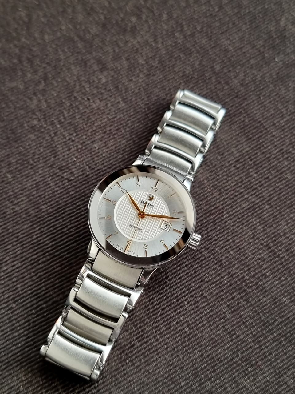 RADO CENTRIX AUTOMATIC SILVER DIAL STAINLESS STEEL LADIES WATCH R30940143
