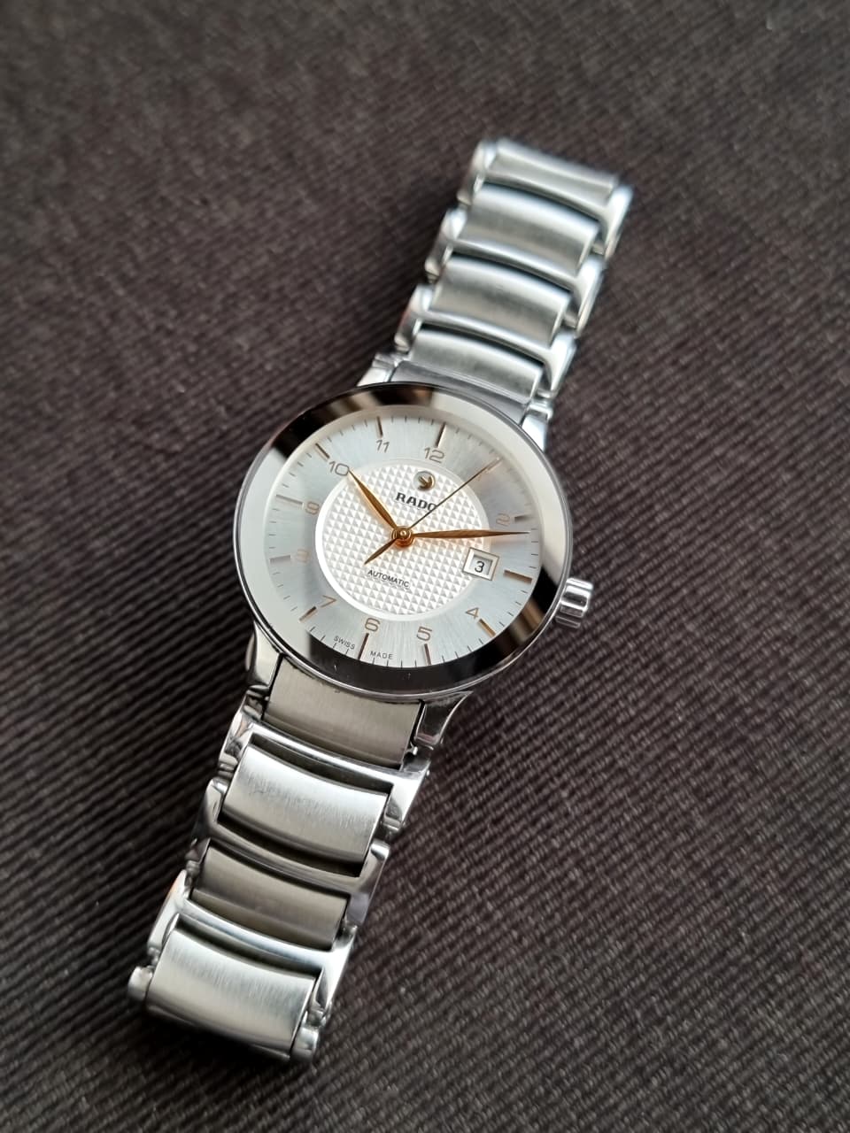 RADO CENTRIX AUTOMATIC SILVER DIAL STAINLESS STEEL LADIES WATCH R30940143