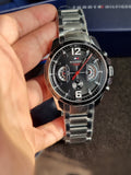 Tommy Hilfiger Men’s Quartz Stainless Steel Black Dial 46mm Watch 1791472
