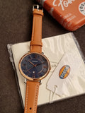 FOSSIL Jacqueline Blue Dial Ladies Leather Watch ES4274 (WITHOUT TAG )