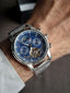 Oyalie moon phase Sapphire Glass Automatic Watch 41mm Blue Dial