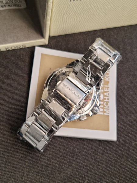 MICHAEL KORS Camille Chronograph Silver Dial Stainless Steel  display picture 1