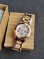 Marc by Marc Jacobs Womens Rock Chronograph Watch Rose Gold MBM3156