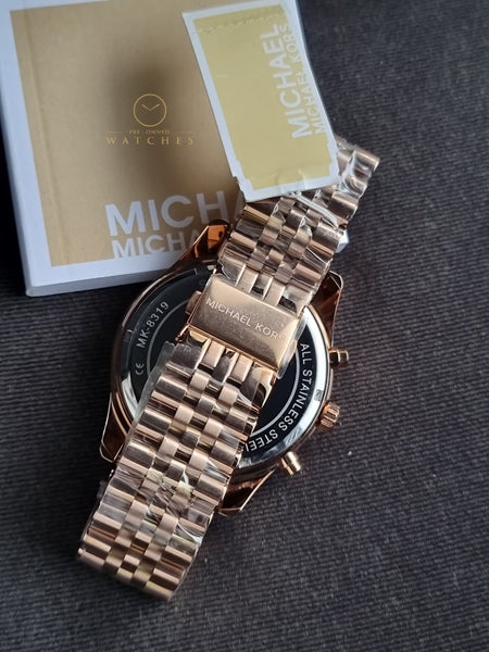 NWT Authentic Michael kors Watch**Sale* Michael Kors Janelle Quartz Gold Dial Two Tone Steel Strap  main image 4
