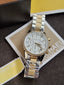 Michael Kors Women’s Quartz Chronograph Stainless Steel White Dial 37mm Watch MK6474 (WITHOUT TAG)