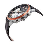 Guess Men’s Quartz Grey Leather Strap Grey Dial 44mm Watch W1261G5