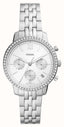 Fossil Women's Neutra | Silver Chronograph Dial | Stainless Steel Bracelet