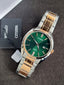 Citizen Men’s Quartz Two-Tone Stainless Steel Green Dial 41mm Watch BI5104-57Z