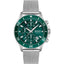 Hugo Boss Men’s Quartz Silver Stainless Steel Green Dial 46mm Watch 1513905