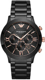 Emporio Armani Giovanni Analog Black Dial Men's Watch-AR70006
