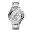 Fossil Men’s Chronograph Quartz Stainless Steel Silver Dial 45mm Watch BQ2490 (Without Tag )