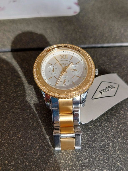 Fossil silver watch best sale