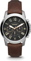 Fossil Men's Grant Stainless Steel Quartz Chronograph Watch Fs4813(WITHOUT TAG )