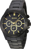 HUGO BOSS Ikon Chronograph Black Enamel Dial Men's Watch 1513278