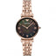 Emporio Armani Women’s Analog Stainless Steel Black Dial 32mm Watch AR11145