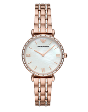 Emporio Armani Women’s Analog Stainless Steel Mother of Pearl Dial 32mm Watch AR11294