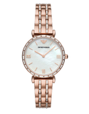Emporio Armani Women’s Analog Stainless Steel Mother of Pearl Dial 32mm Watch AR11294