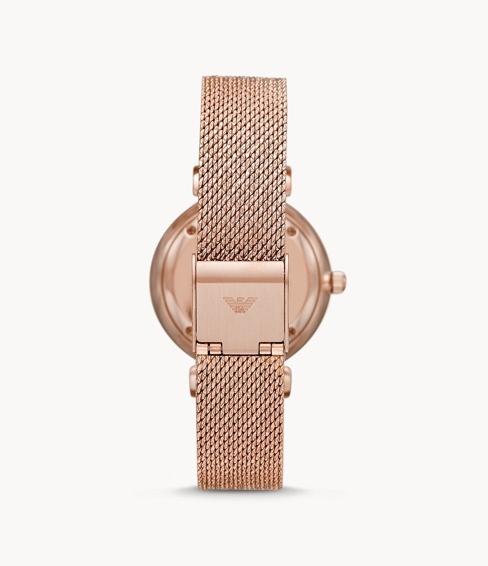 Emporio Armani Women’s Analog Stainless Steel Mother of Pearl Dial 32mm Watch AR11320