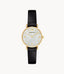 Emporio Armani Women’s Quartz Black Leather Strap Mother of Pearl Dial 32mm Watch AR1910