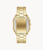 Multifunction Gold-Tone Stainless Steel Watch