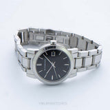 BURBERRY Black Check Stamped Dial Stainless Steel Ladies Watch BU9101