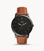 Fossil Men’s Quartz Leather Strap Black Dial 44mm Watch FS5305