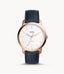 Fossil Men’s Quartz Leather Strap White Dial 44mm Watch FS5371