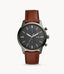 Townsman Chronograph Amber Leather Watch (Model: FS5522)