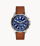 FOSSIL Garrett Chronograph Quartz Blue Dial Watch FS5625