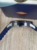 Fossil Bannon Multifunction Blue Silicone Watch BQ2498