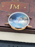 Jean Mortimer Multi-Coloured Dial With Leather Strap Men's watch