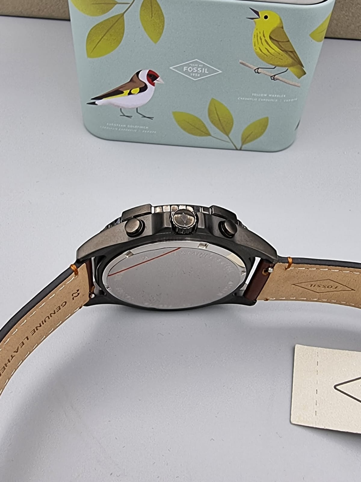 Fossil Garrett Analog Grey Dial Men's Watch-FS5770