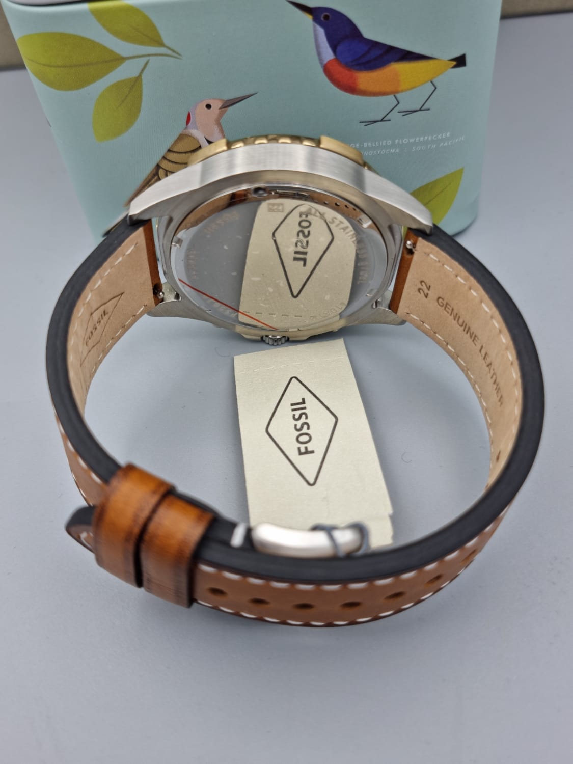 FOSSIL Garrett Chronograph Quartz Blue Dial Watch FS5625
