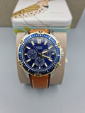 FOSSIL Garrett Chronograph Quartz Blue Dial Watch FS5625