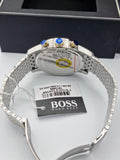 Hugo Boss Men’s Chronograph Quartz Stainless Steel White Dial 44mm Watch 1513499
