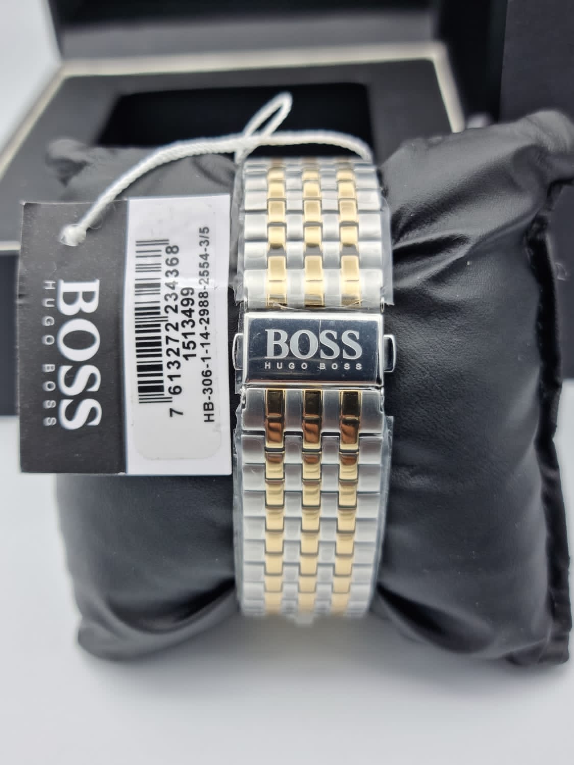 Hugo Boss Men’s Chronograph Quartz Stainless Steel White Dial 44mm Watch 1513499