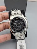 Emporio Armani Men’s Chronograph Stainless Steel Black Dial 44mm Watch AR1786