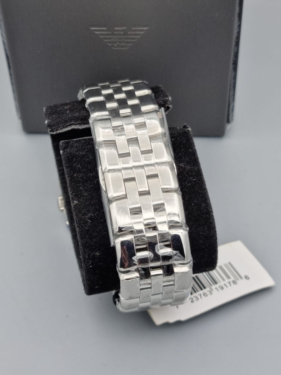 Emporio Armani Men’s Chronograph Stainless Steel Black Dial 44mm Watch AR1786