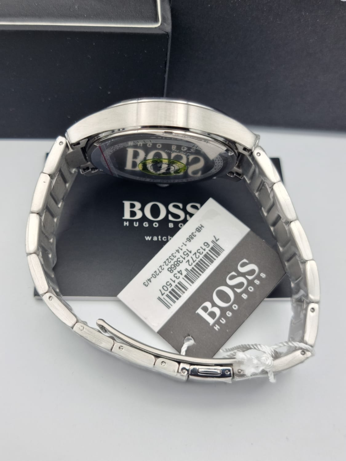 Hugo Boss Men’s Quartz Stainless Steel Green Dial 44mm Watch 1513868