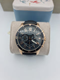 Fossil Grant Sport Chronograph Blue Leather Watch FS5237