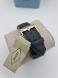 Fossil Grant Sport Chronograph Blue Leather Watch FS5237