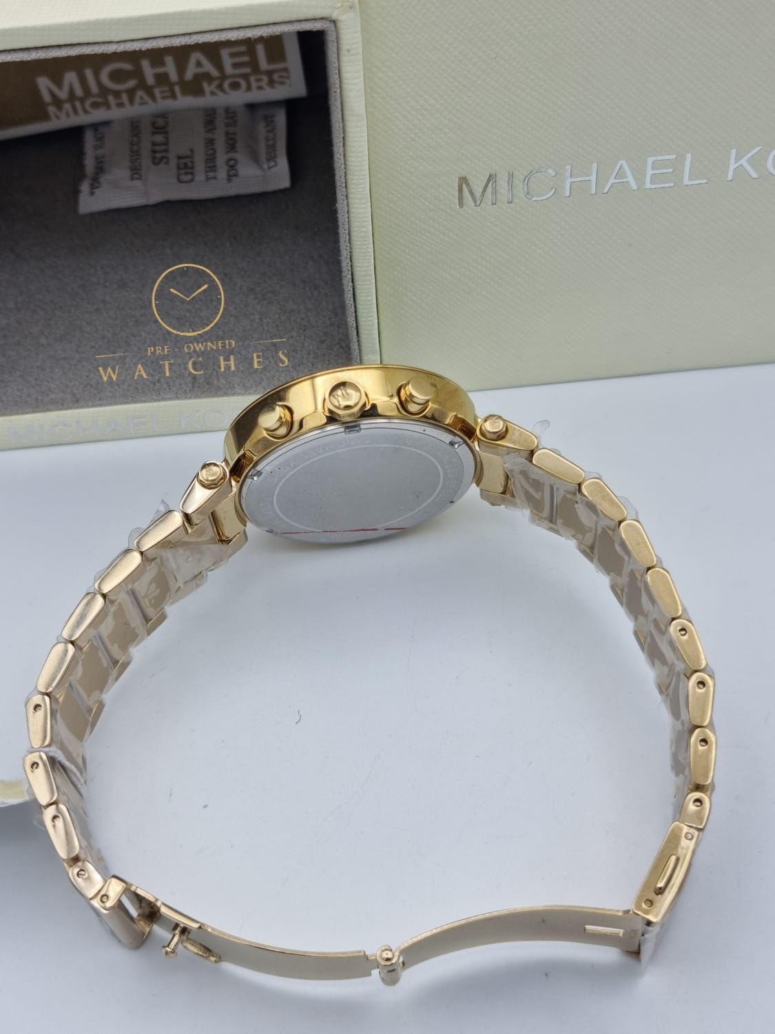 Michael Kors Women’s Quartz Chronograph Stainless Steel Green Dial 38mm Watch MK6263